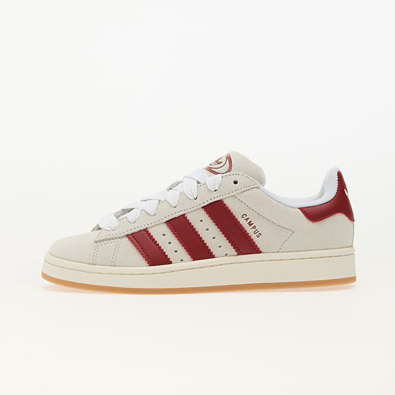adidas Campus 00S W Crystal White/ Core White/ Preloved Ruby