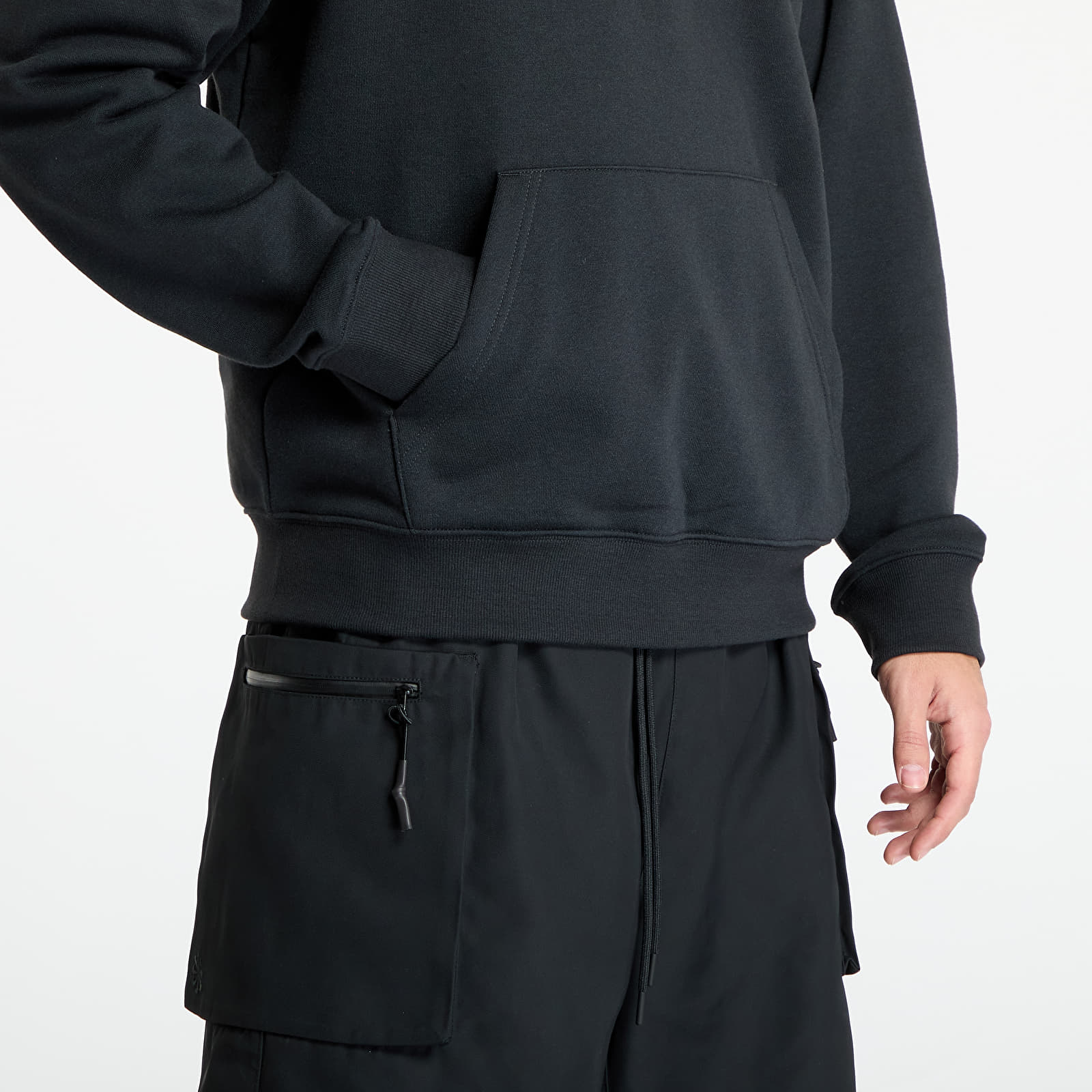 Mikiny New Balance Sport Essentials French Terry Hoodie Black