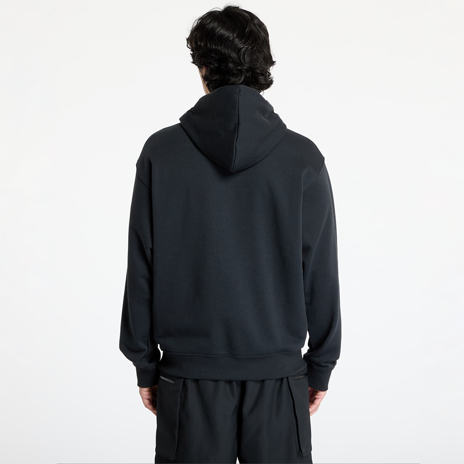 Mikiny New Balance Sport Essentials French Terry Hoodie Black