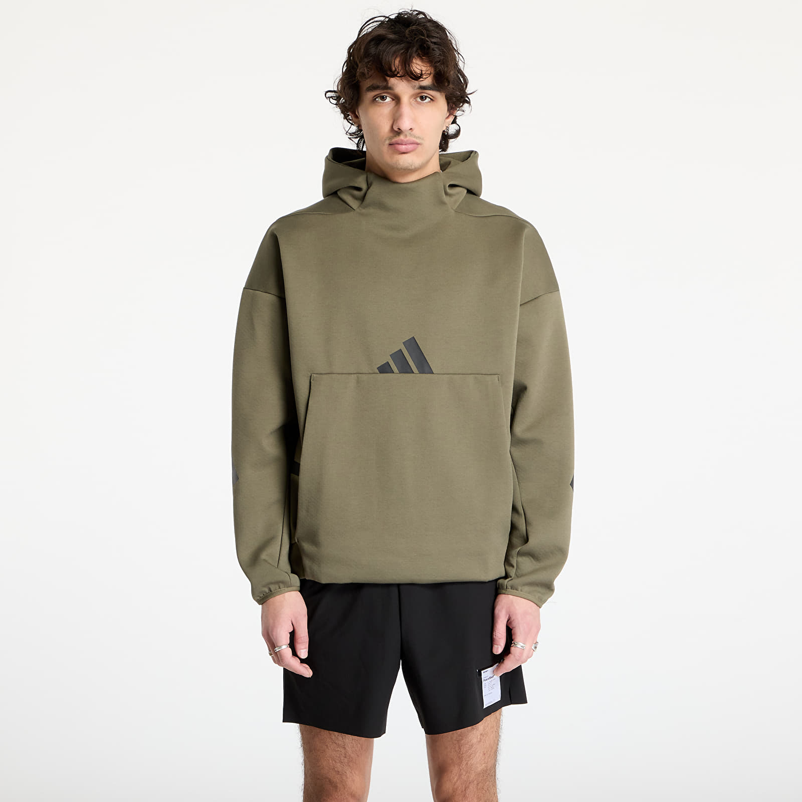 Felpe con cappuccio uomo adidas Z.N.E. Premium Hoodie Olive Strata Footshop