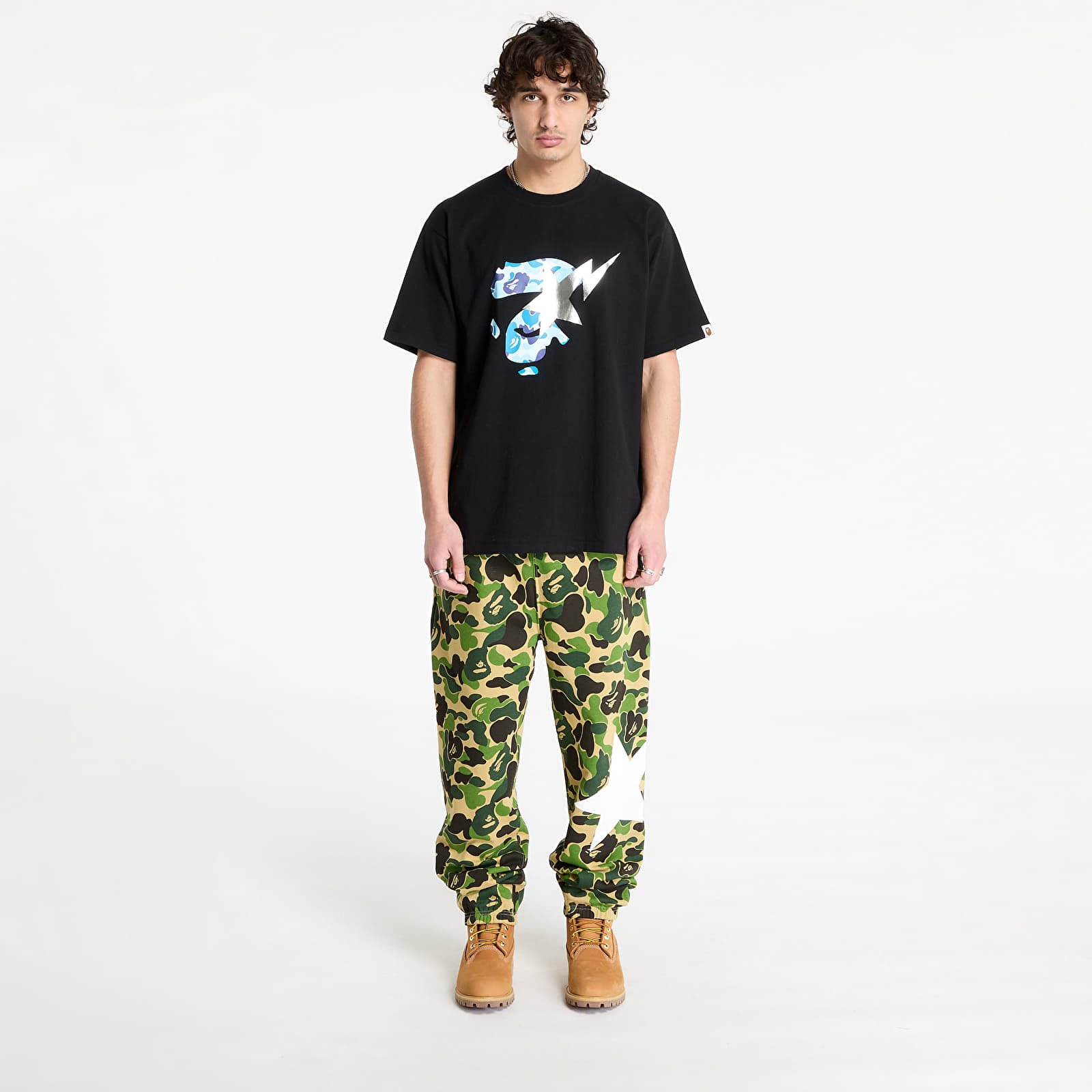 Jogginghosen A BATHING APE Abc Camo Sweatpants M Green