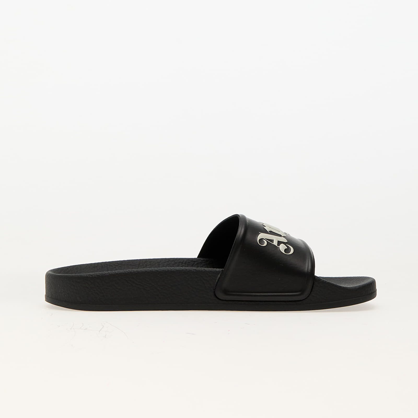 Kinderschuhe Palm Angels Kids Logo Pool Slider  Black/ Off White
