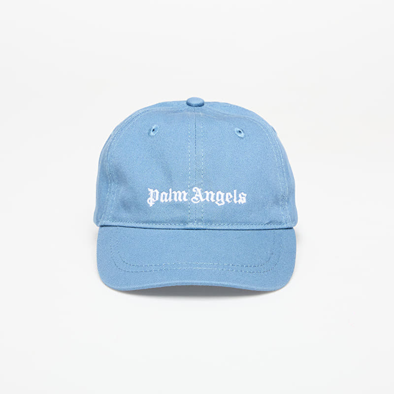 Pet Palm Angels Kids Logo Baseball Cap Dusty Blue/ Off White