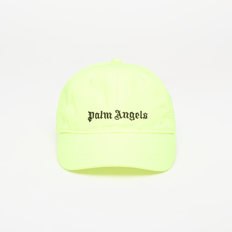 Pet Palm Angels Kids Logo Baseball Cap Yellow/ Fluo Black
