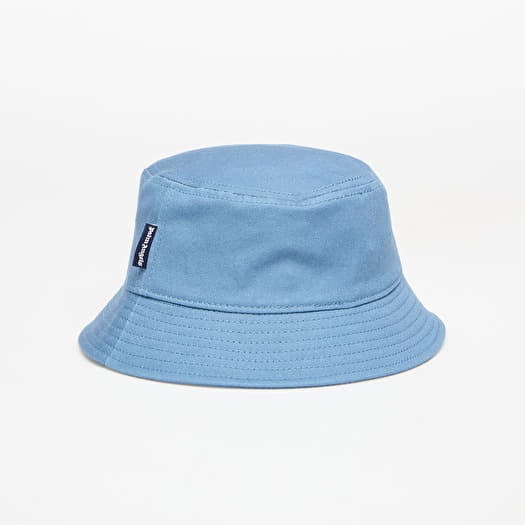 Hute Palm Angels Kids Logo Bucket Hat Dusty Blue Off White Footshop
