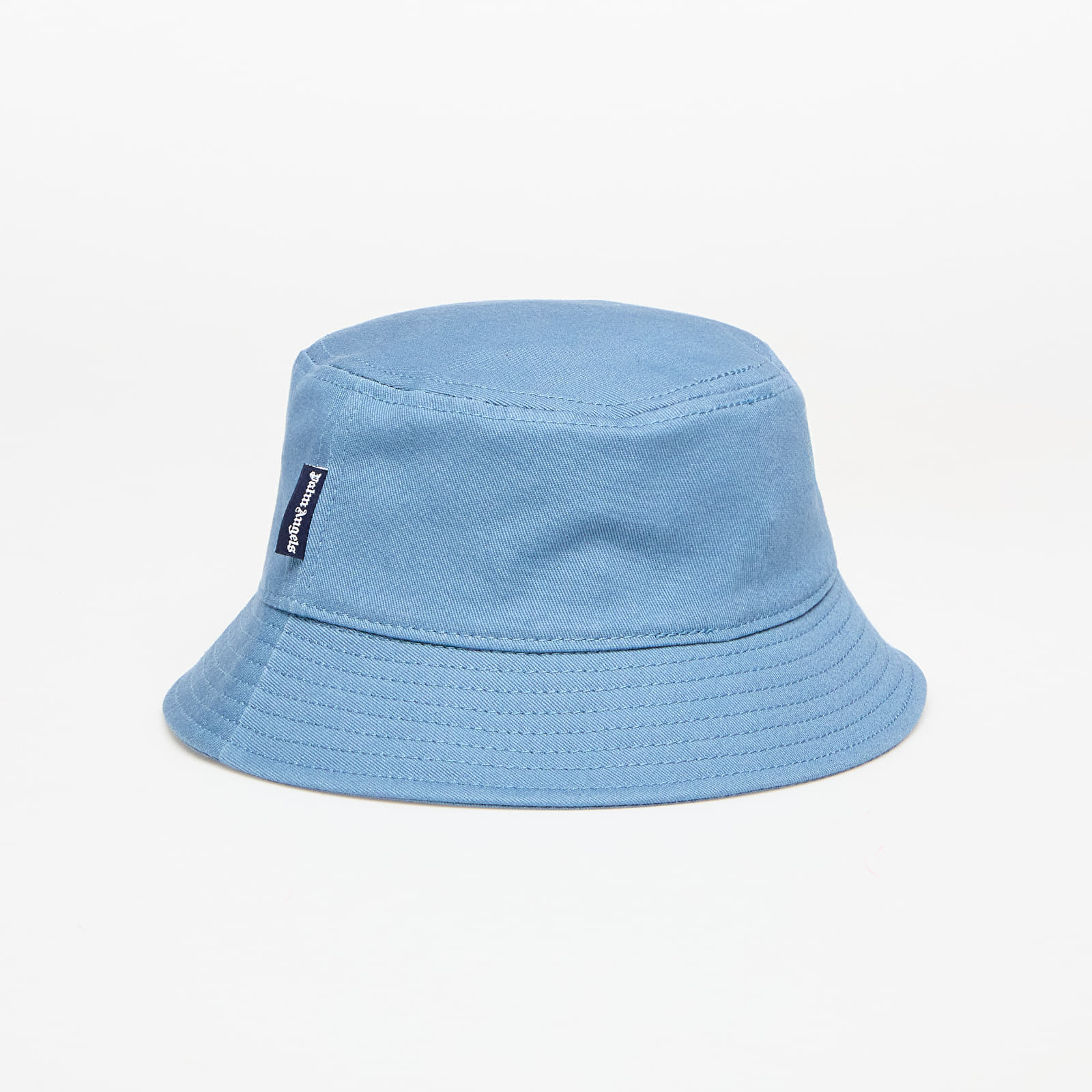Kibirinės kepurės Palm Angels Kids Logo Bucket Hat  Dusty Blue/ Off White