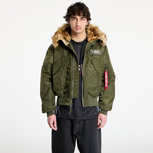 Alpha Industries 45P Hooded Custom Dark Olive