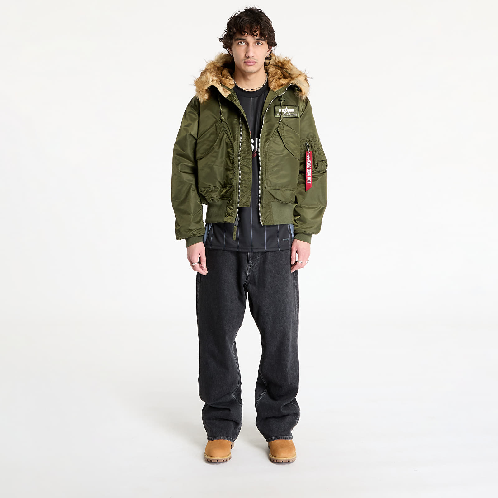 Bundy Alpha Industries 45P Hooded Custom Dark Olive