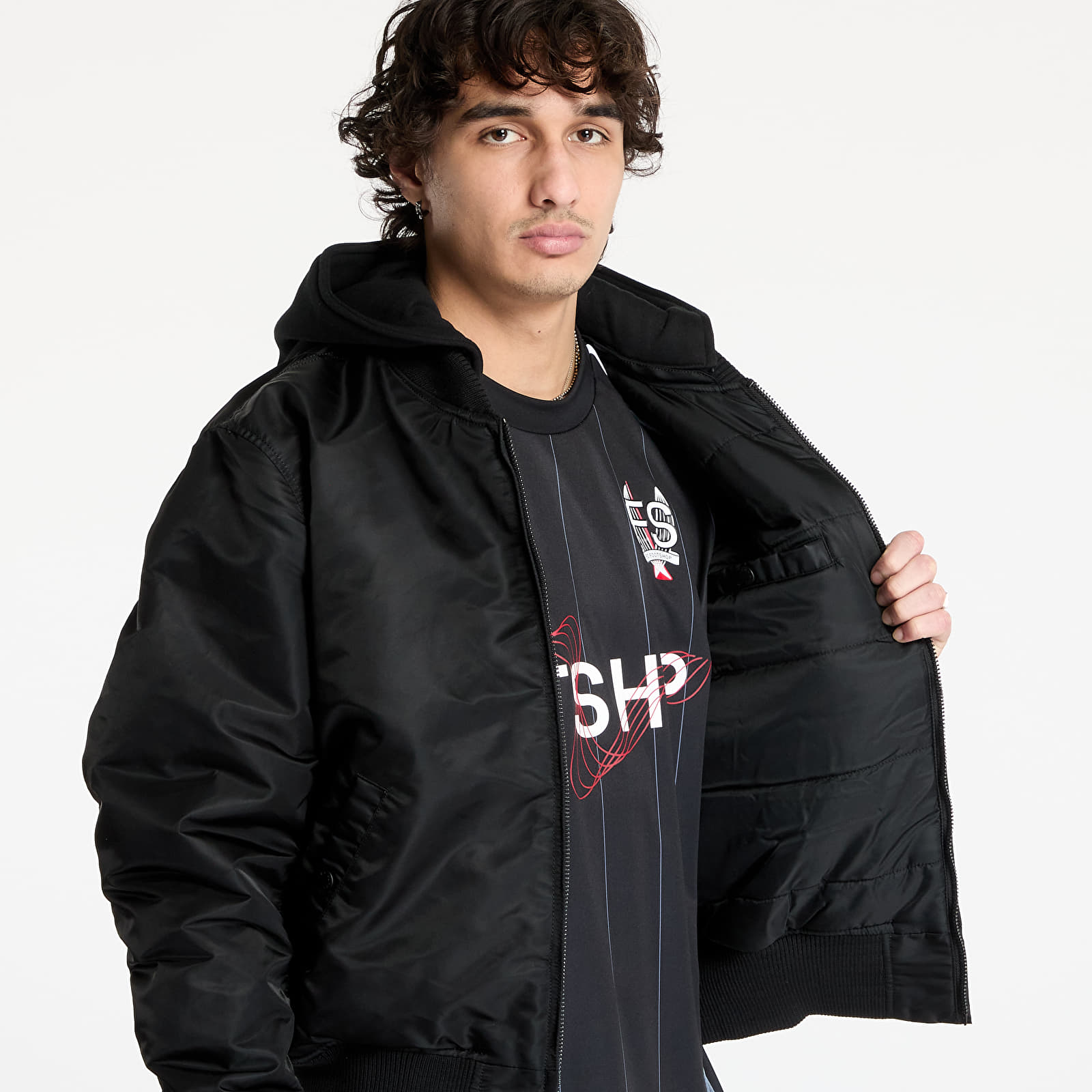 Men's jackets Alpha Industries MA - 1 ZH Back Print Black