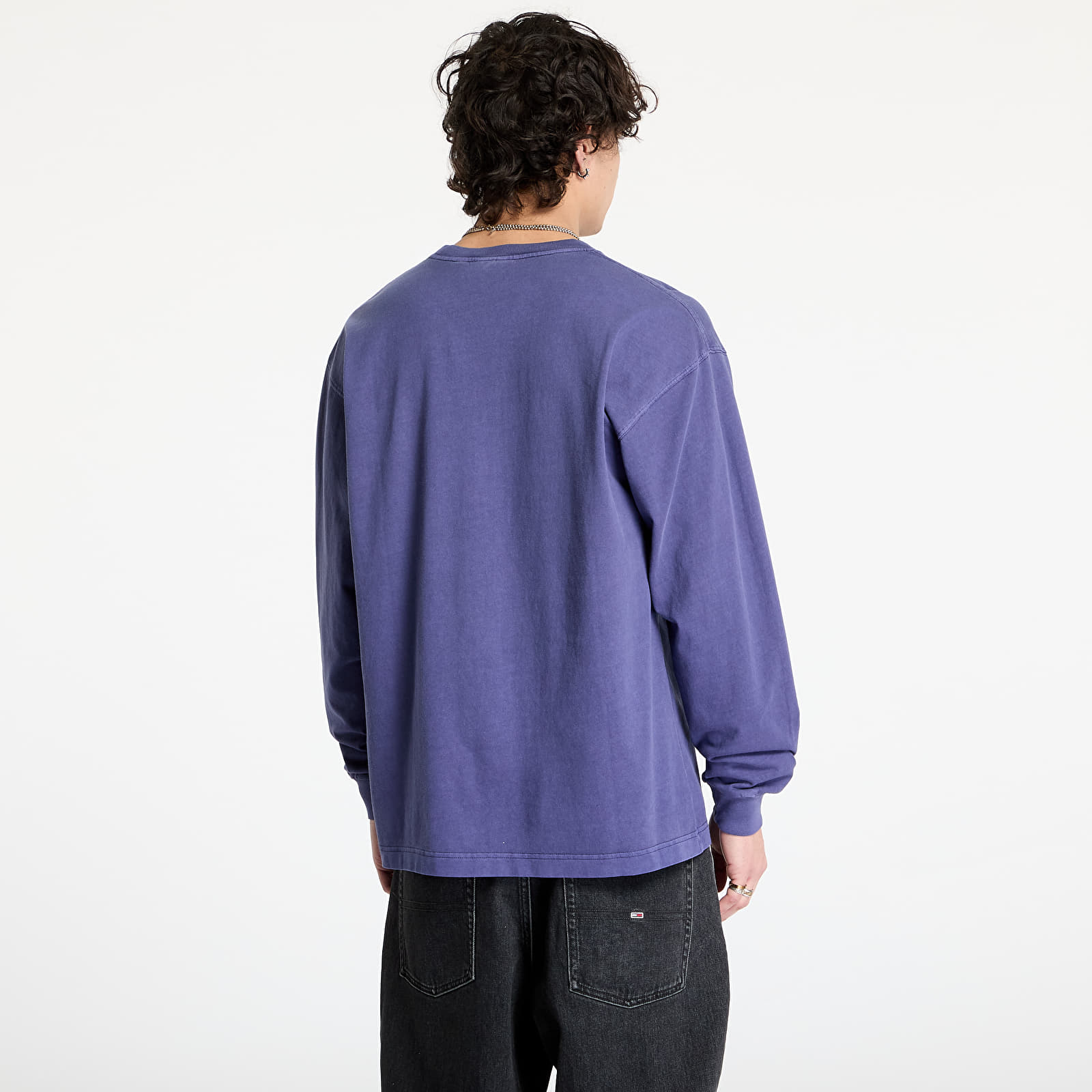 Männer T-Shirts Carhartt WIP L/S Vista T-Shirt UNISEX Aura Garment Dyed