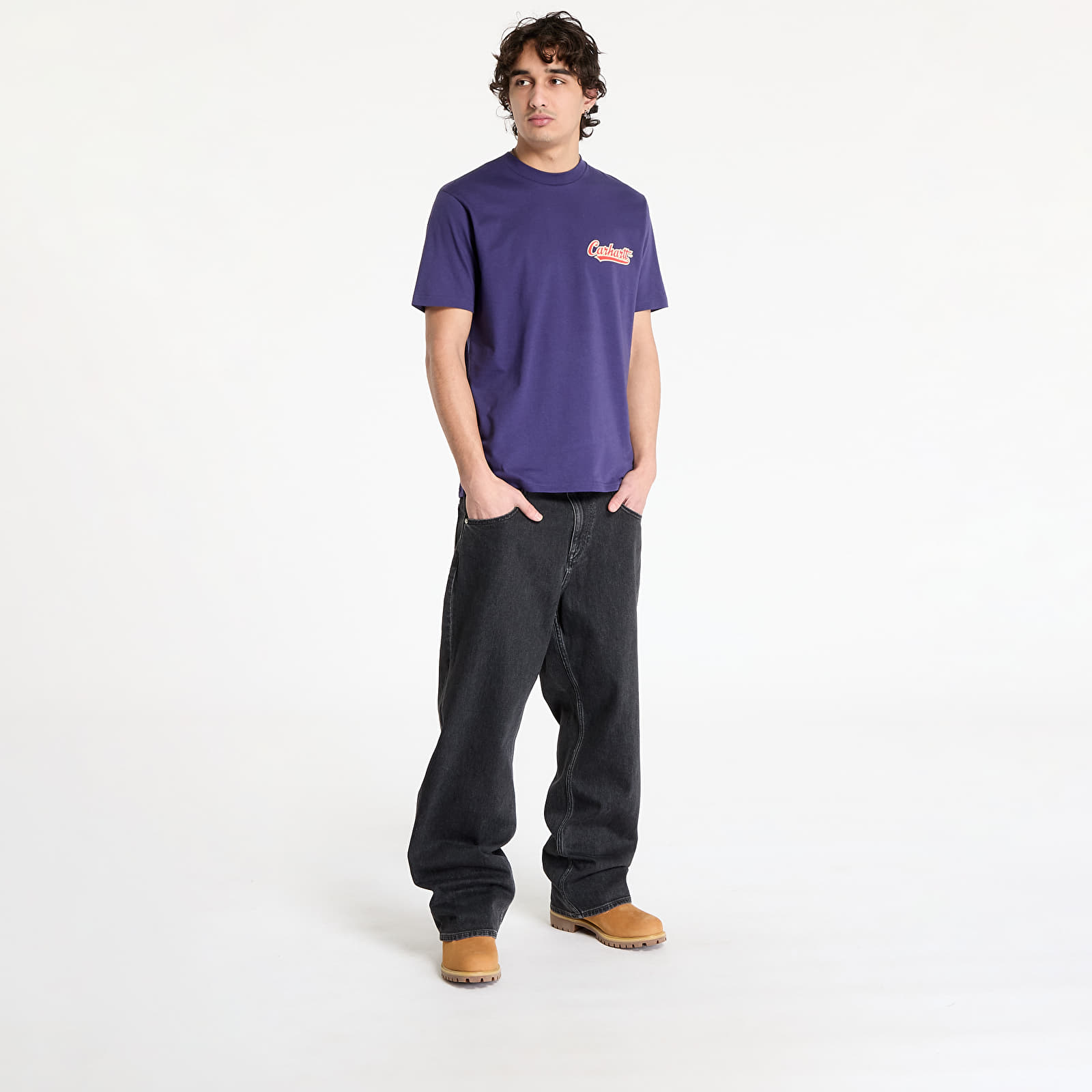 Pánská trička Carhartt WIP S/S Spill T-Shirt UNISEX Aura