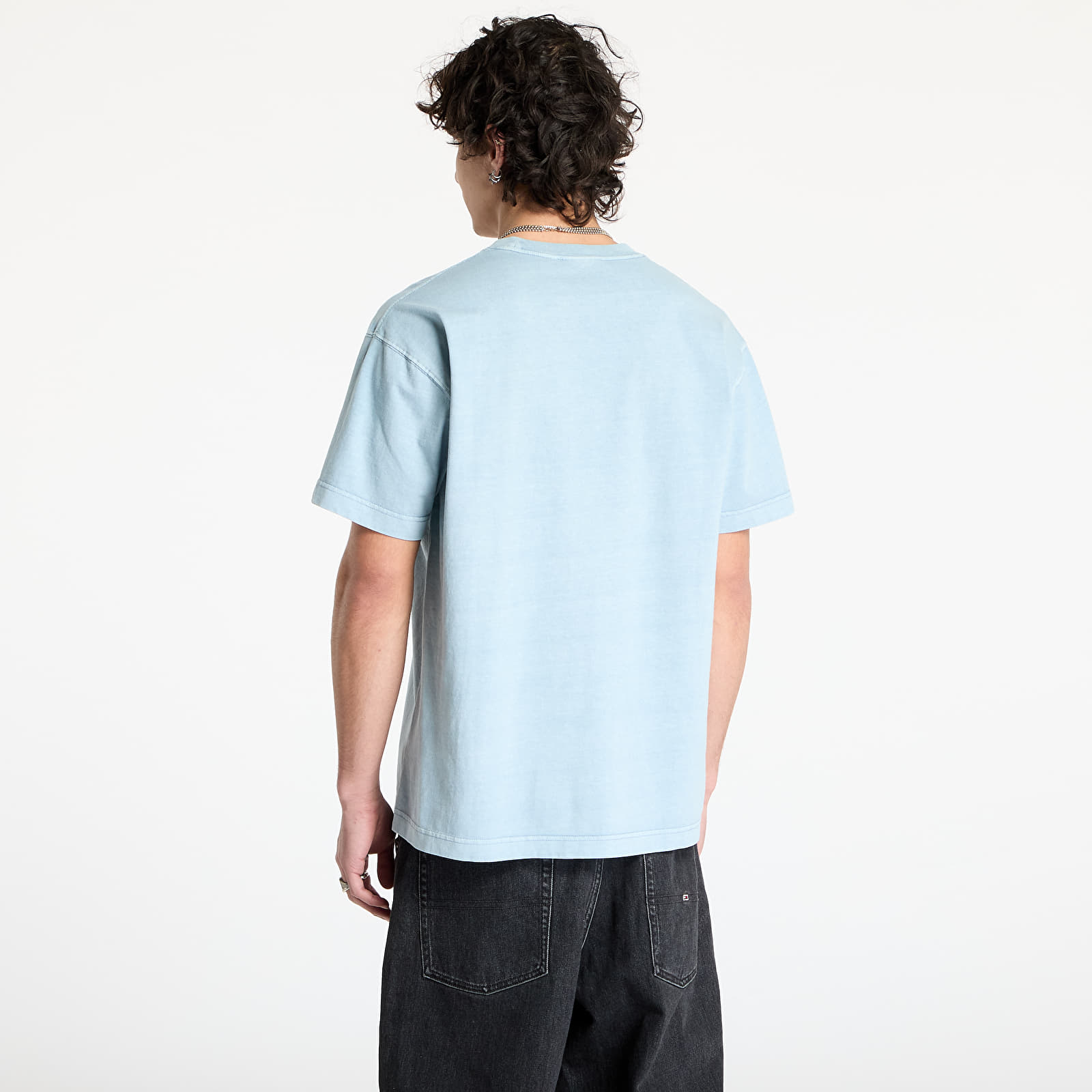 Férfi pólok Carhartt WIP S/S Vista T-Shirt UNISEX Dusty Ice Garment Dyed