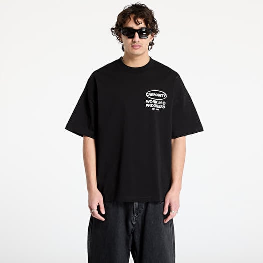 Tricou Carhartt WIP Body Of Work Short Sleeve T-Shirt UNISEX Black/ White