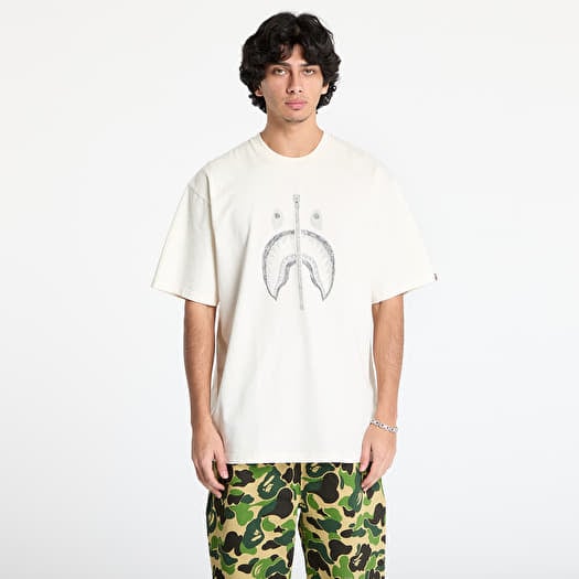 T-shirt A BATHING APE Garment Dye Shark Relaxed Fit Tee Ivory