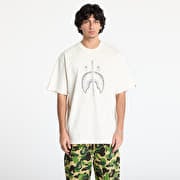 A BATHING APE Garment Dye Shark Relaxed Fit Tee Ivory