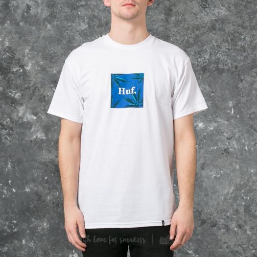 T Shirts and shirts HUF Apparel T Shirt PLP S S Woven Label Tee White Footshop