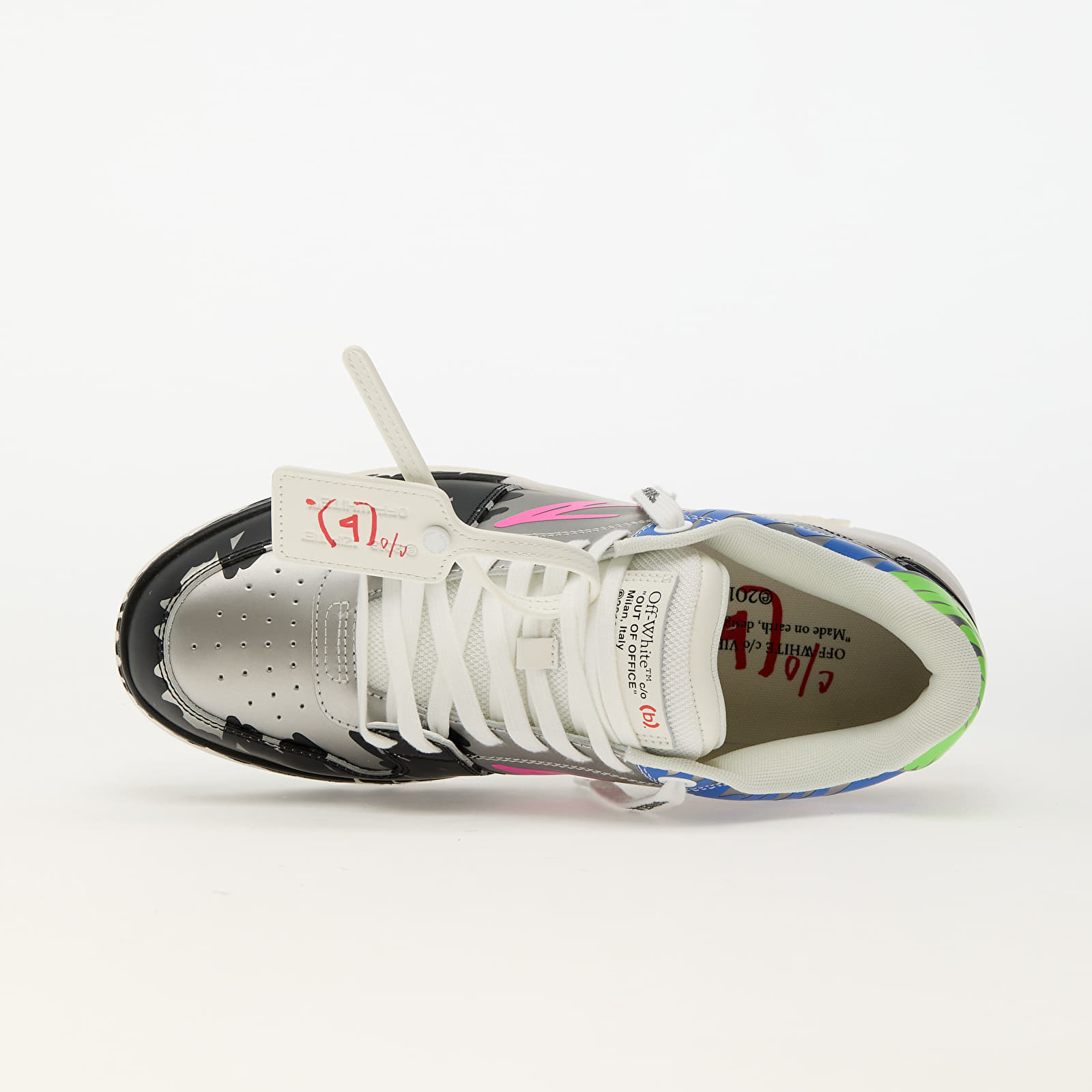 Férfi cipők Off-White Out Of Office Black - Pink
