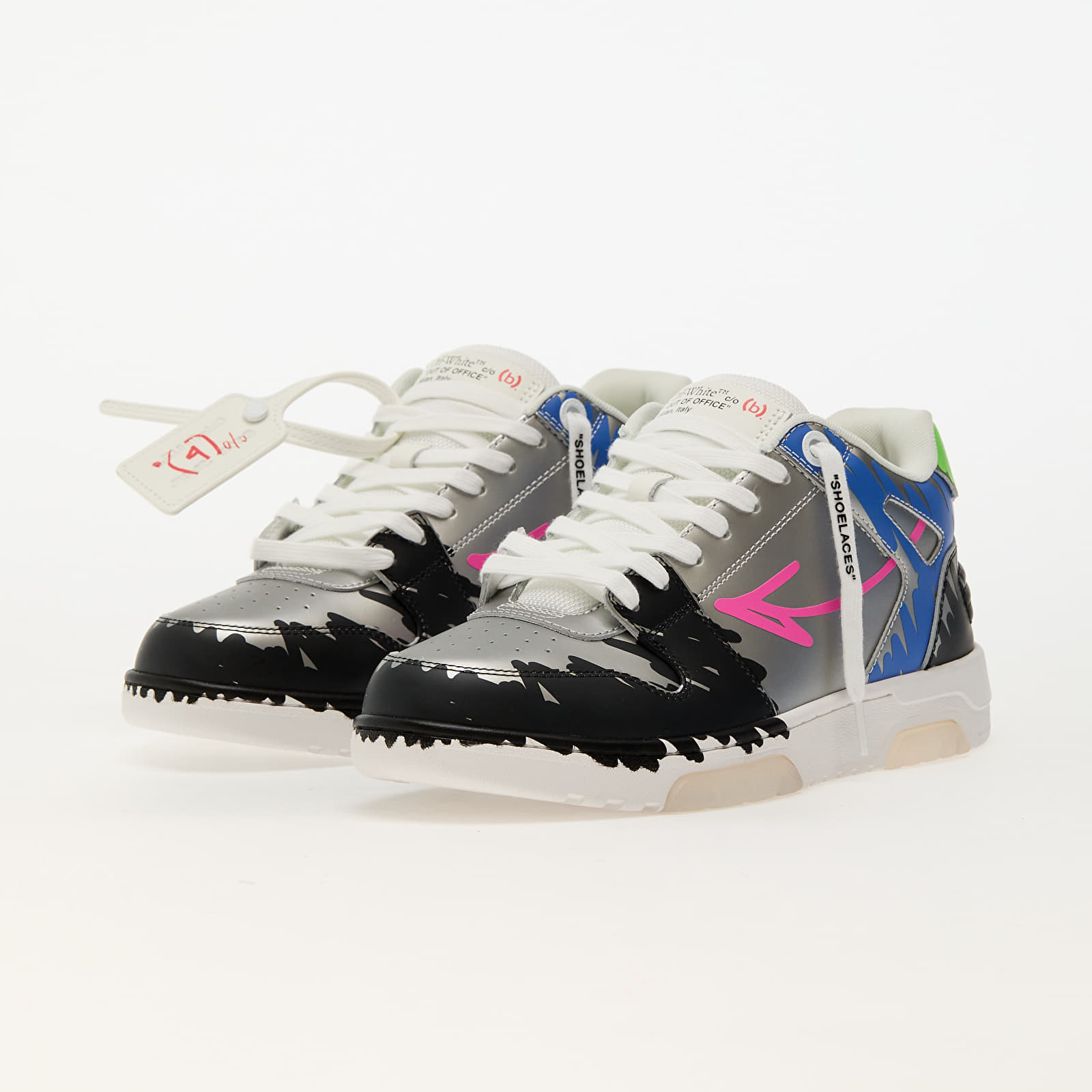 Férfi cipők Off-White Out Of Office Black - Pink