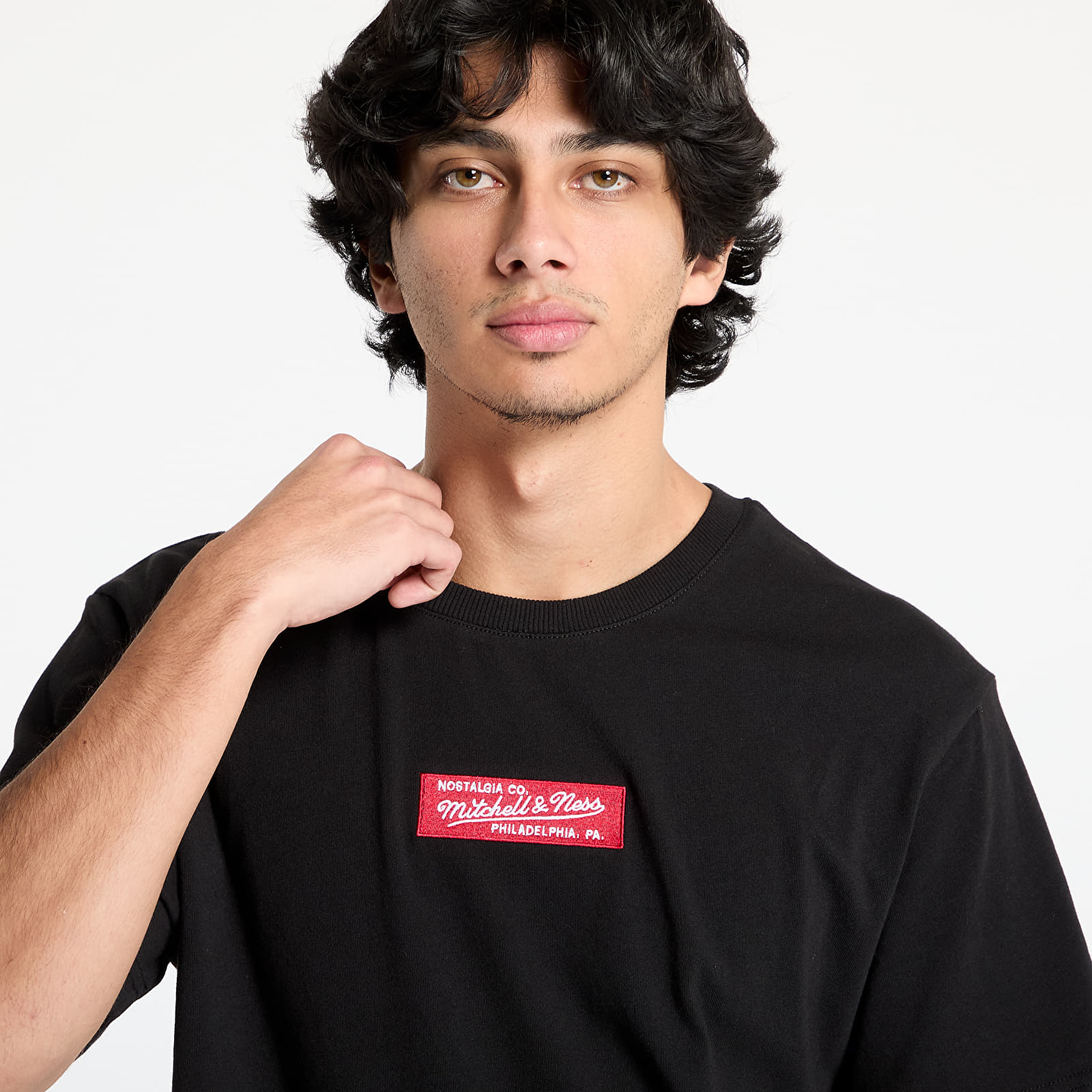 Men's T-shirts Mitchell & Ness Branded M&N Box Logo Tee Black