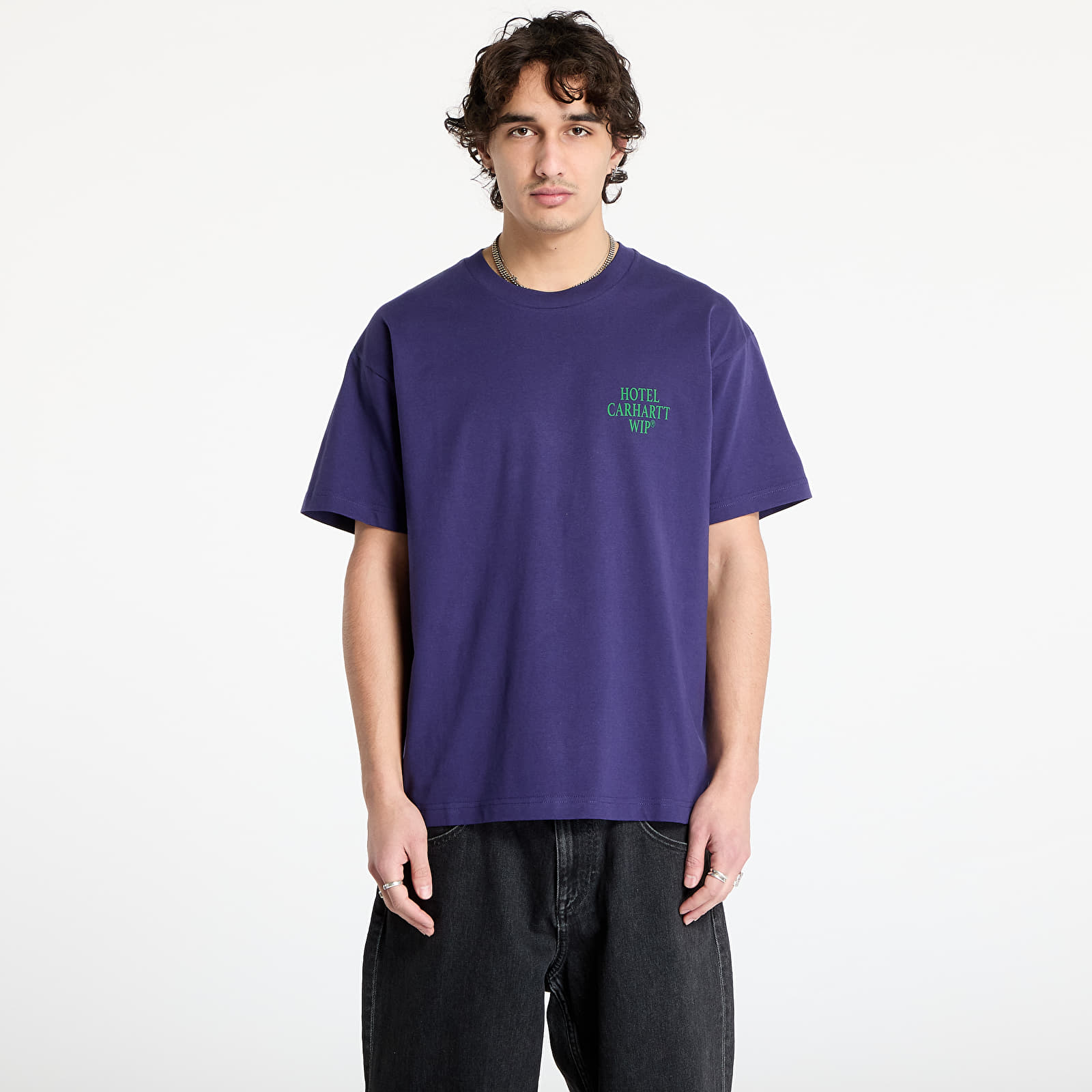Pánská trička Carhartt WIP S/S Hotel Keys T-Shirt UNISEX Aura/ Green