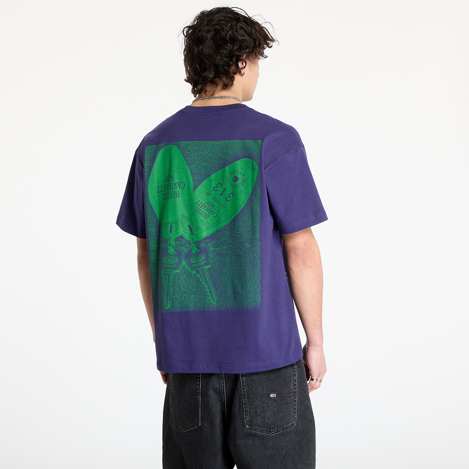 Pánská trička Carhartt WIP S/S Hotel Keys T-Shirt UNISEX Aura/ Green