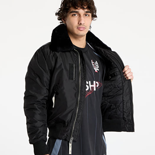 Geci bomber Alpha Industries Injector III Black (143104 03) | Footshop