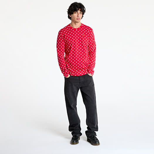 T-shirts Comme des Garçons PLAY Heart Logo Long Sleeve Tee