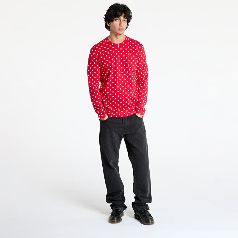 T-shirts Comme des Garçons PLAY Heart Logo Long Sleeve Tee UNISEX