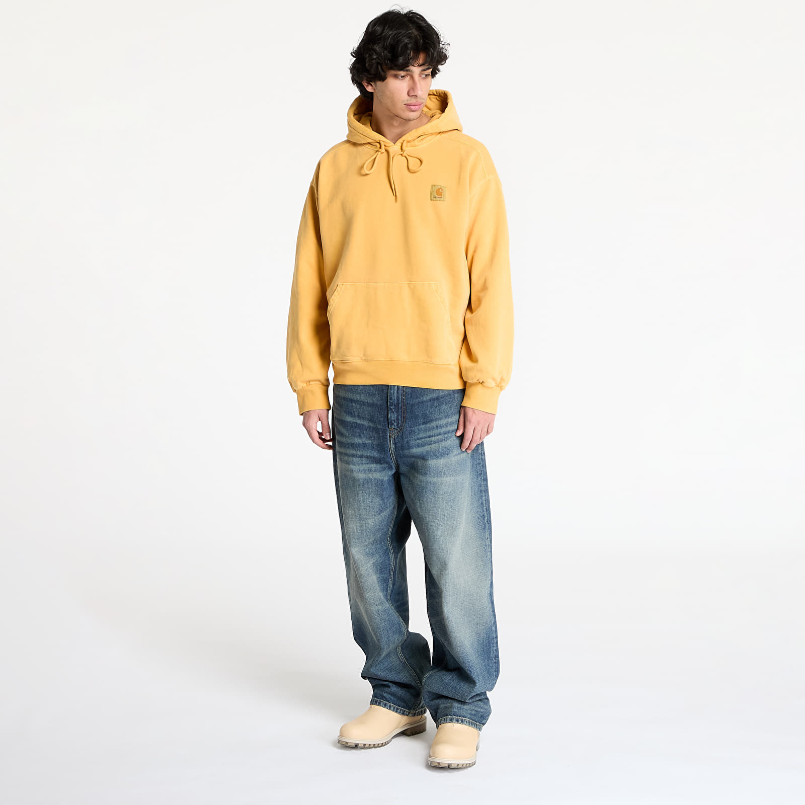 Bluzy Carhartt WIP Hooded Vista Sweat UNISEX Winter Spice Garment Dyed