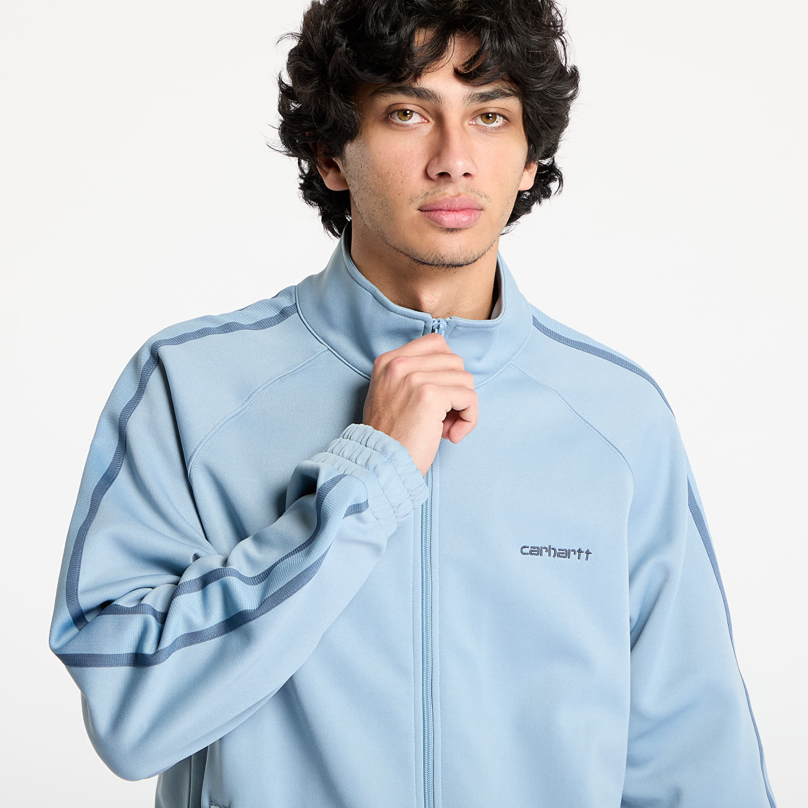 Bluzy z kapturem Carhartt WIP Bolan Jacket UNISEX Dusty Ice/ Positano