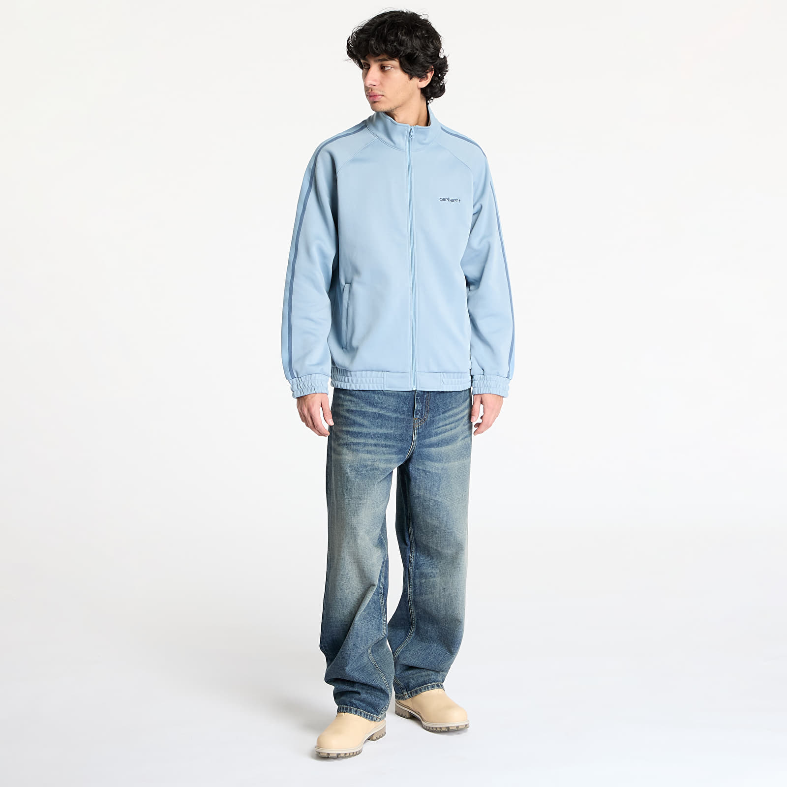 Bluzy z kapturem Carhartt WIP Bolan Jacket UNISEX Dusty Ice/ Positano