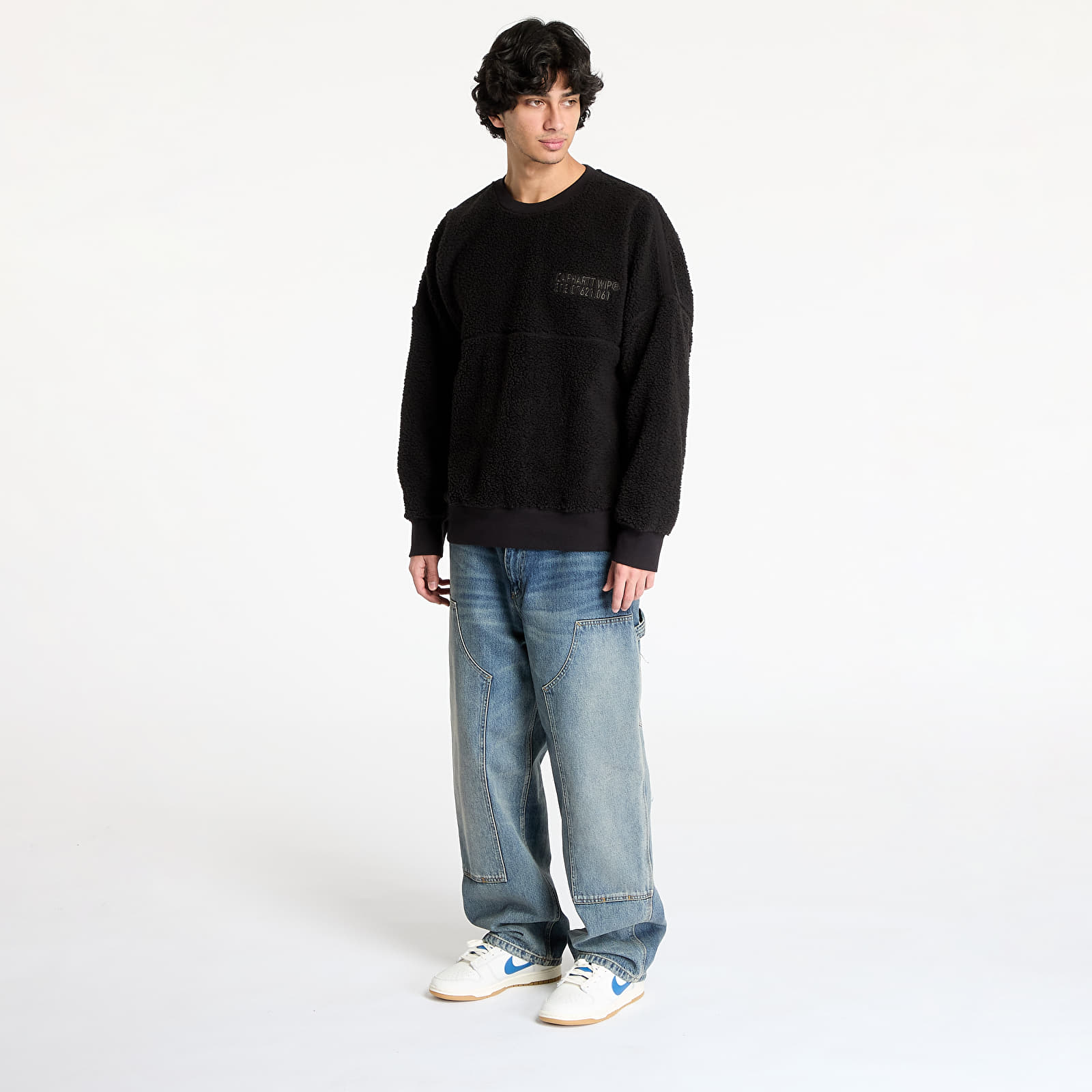 Men's hoodies Carhartt WIP Coordinate Sweat UNISEX Black/ Grey