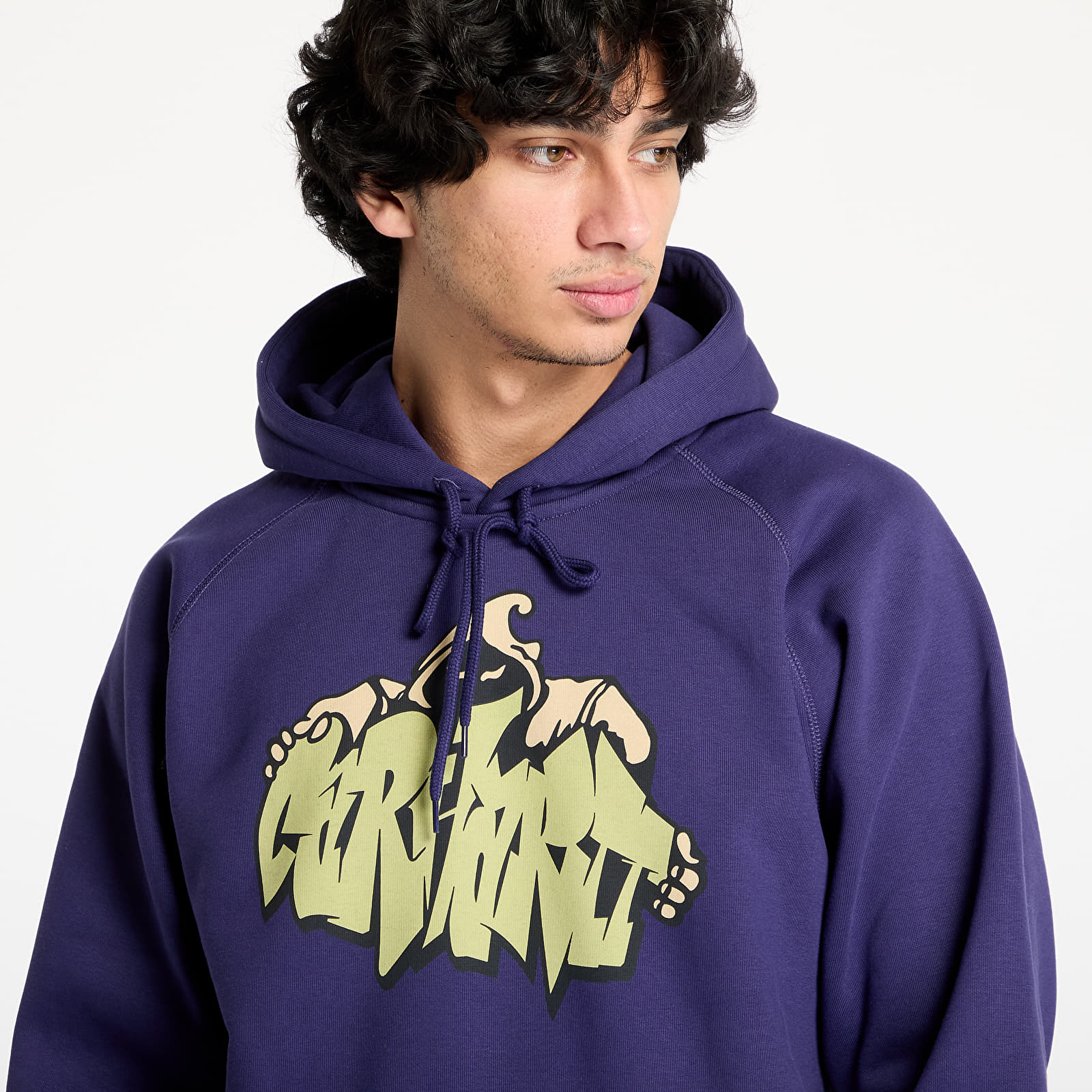 Mikiny Carhartt WIP Hooded Yute Sweatshirt UNISEX Aura
