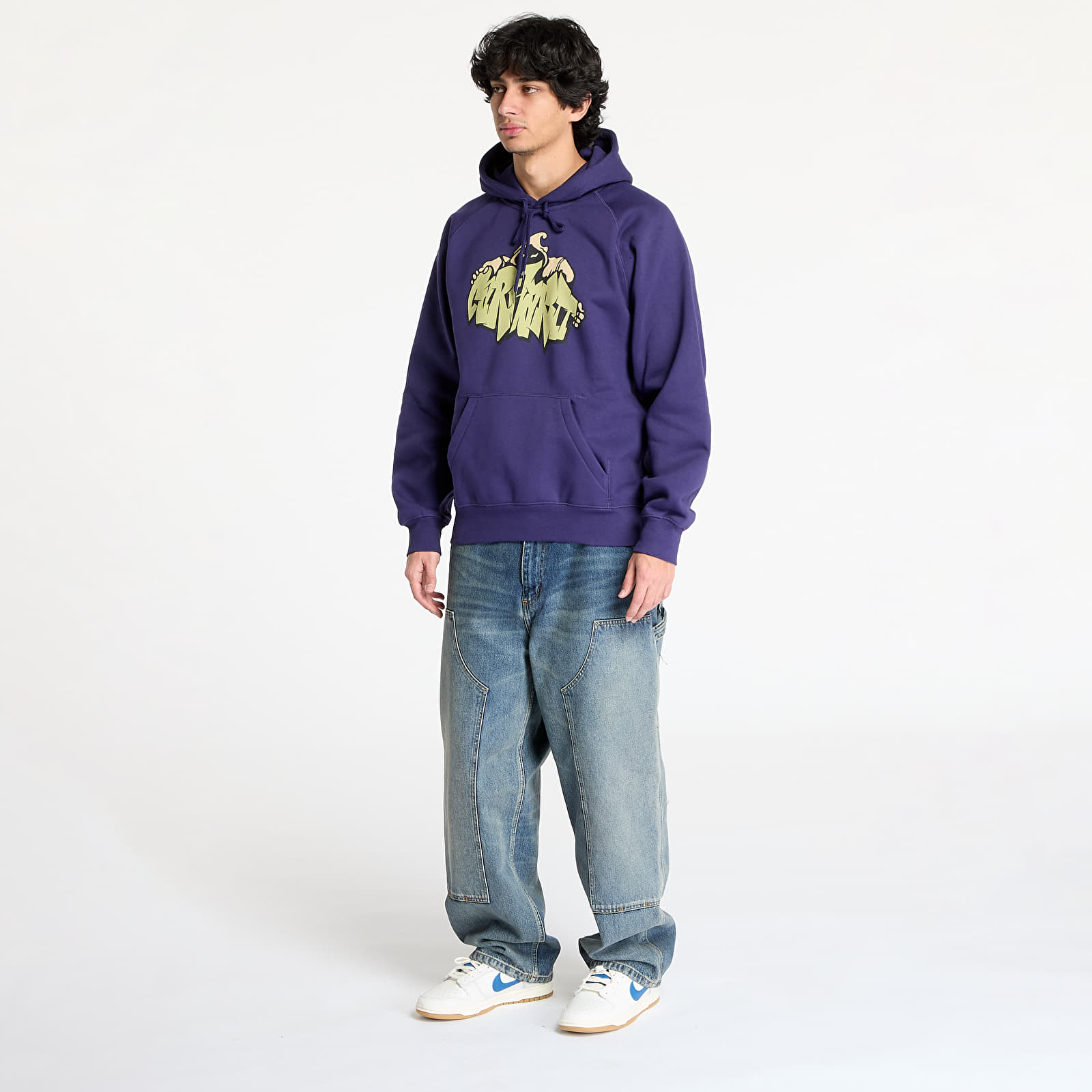 Mikiny Carhartt WIP Hooded Yute Sweatshirt UNISEX Aura
