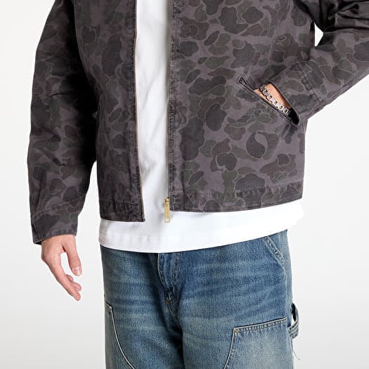 Carhartt WIP DUCK DETROIT JACKET カモ柄 S Carhartt WIP Duck Detroit Jacket, Camo Duck, Green