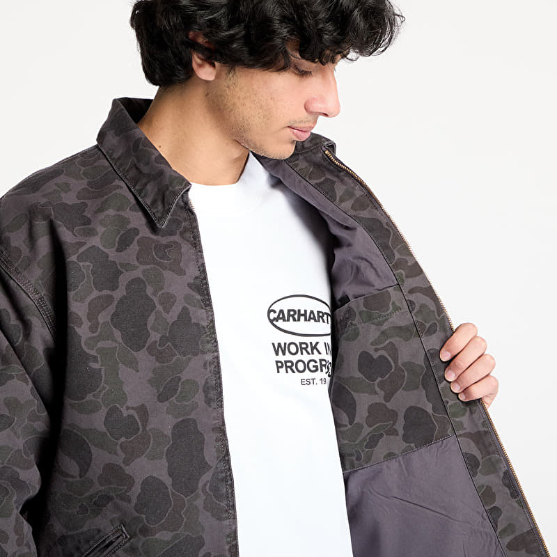 Carhartt WIP Duck Detroit Jacket UNISEX Camo Duck/ Green/ Graphite