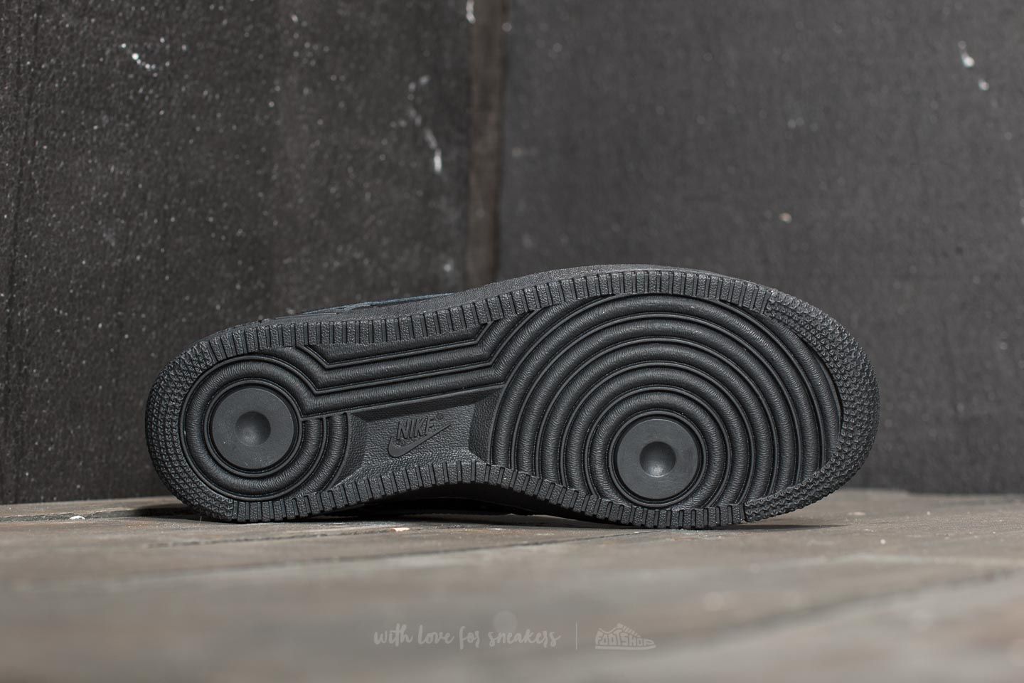 Men's shoes Nike Air Force 1 Point of View Black/ Black/ Black