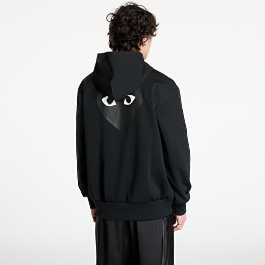 Hoodies and sweatshirts Comme des Garcons PLAY Zip Hoodie UNISEX Black Footshop