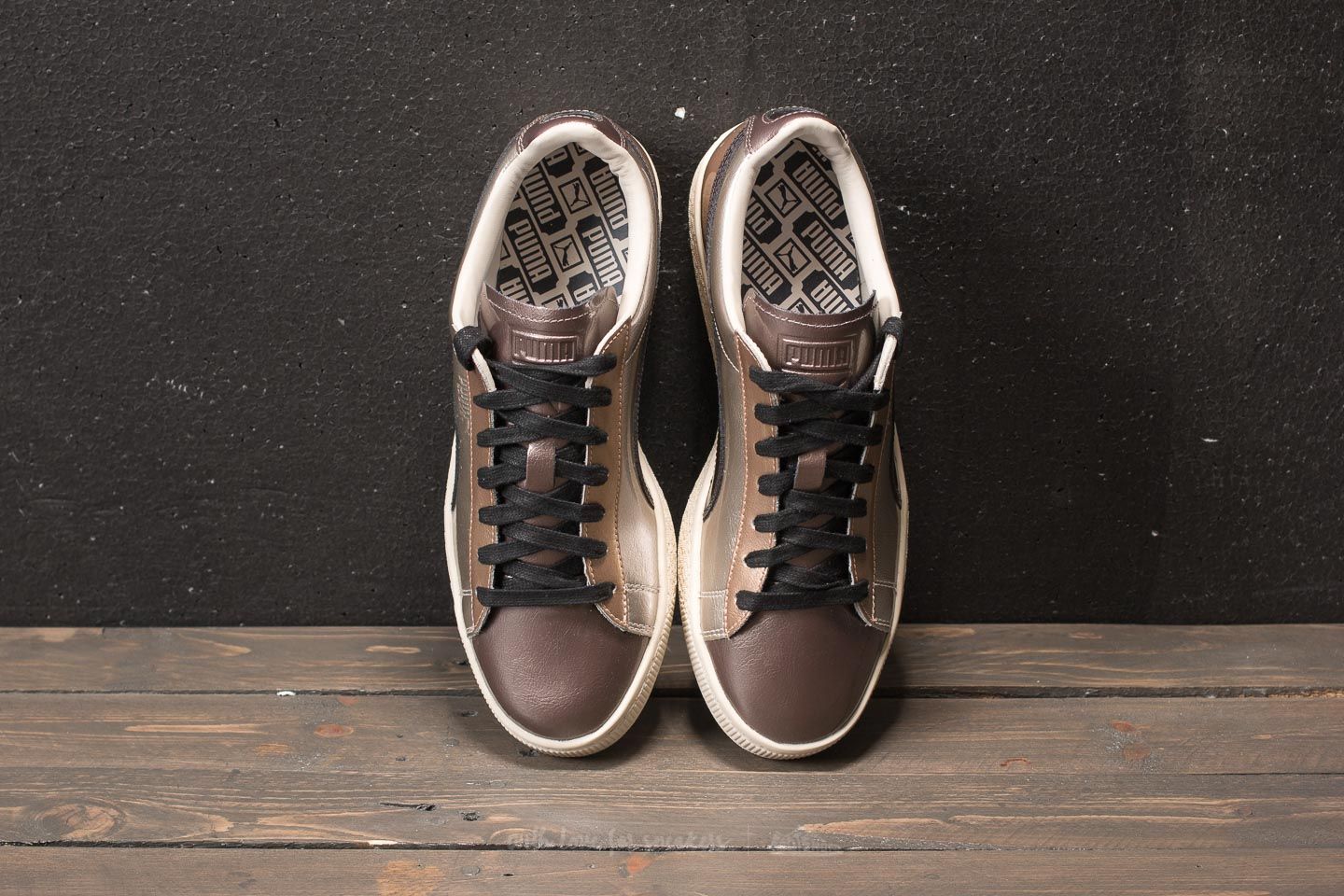 Men s shoes Puma Basket Broken Bauble FM Gold Footshop