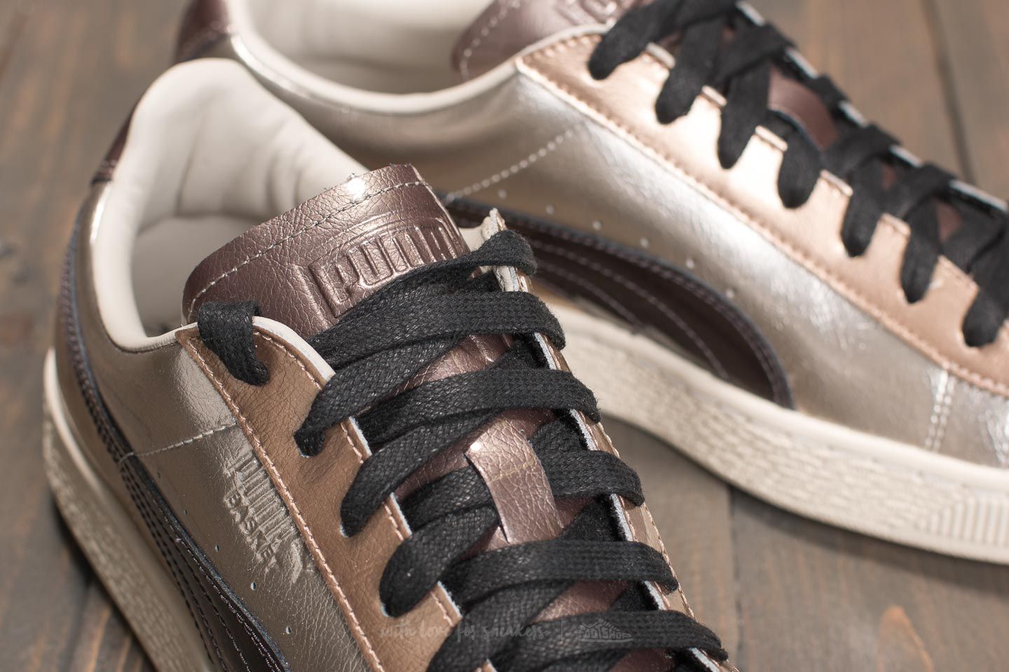 Men s shoes Puma Basket Broken Bauble FM Gold Footshop
