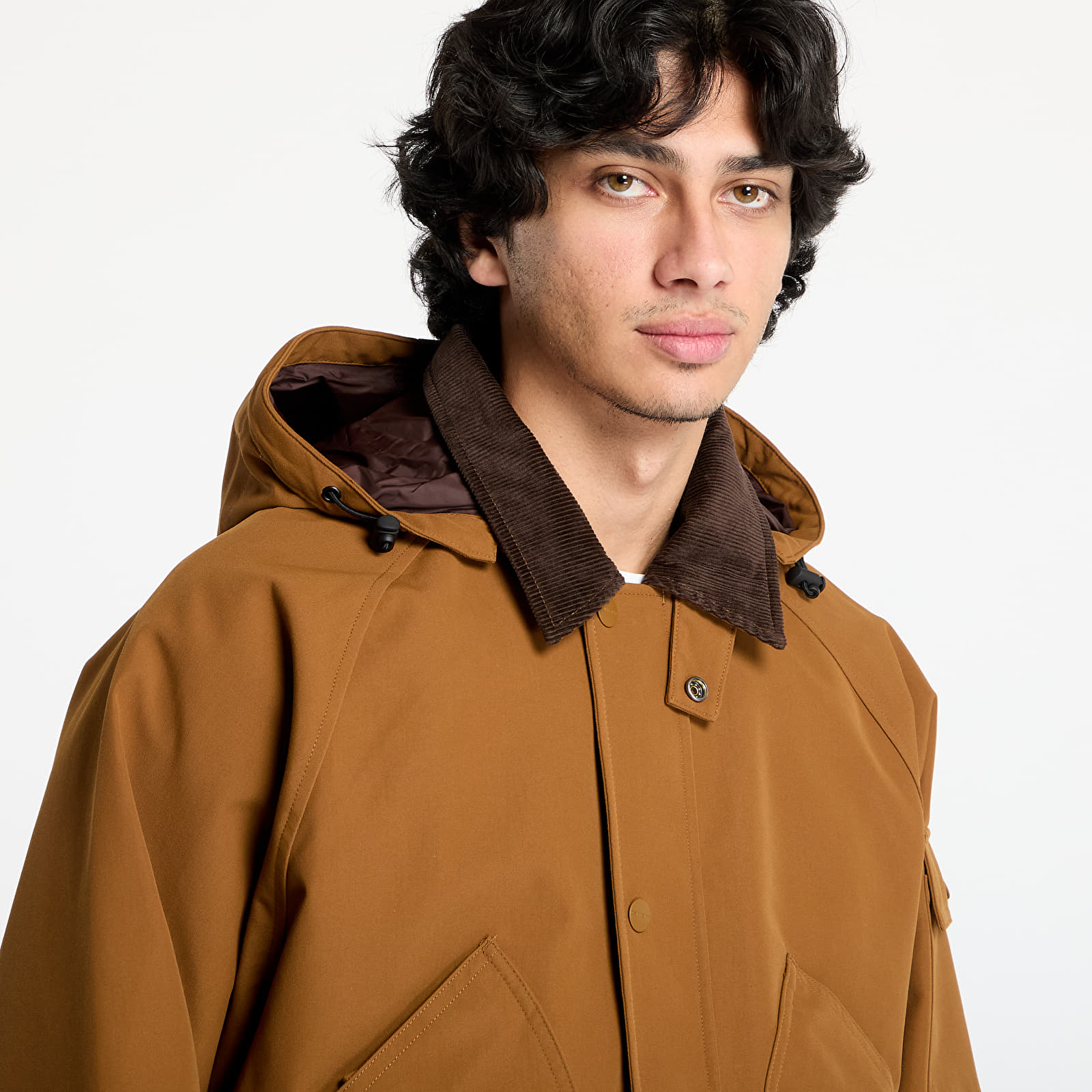 Pánské bundy Carhartt WIP Clarton Jacket UNISEX Hamilton Brown/ Tobacco
