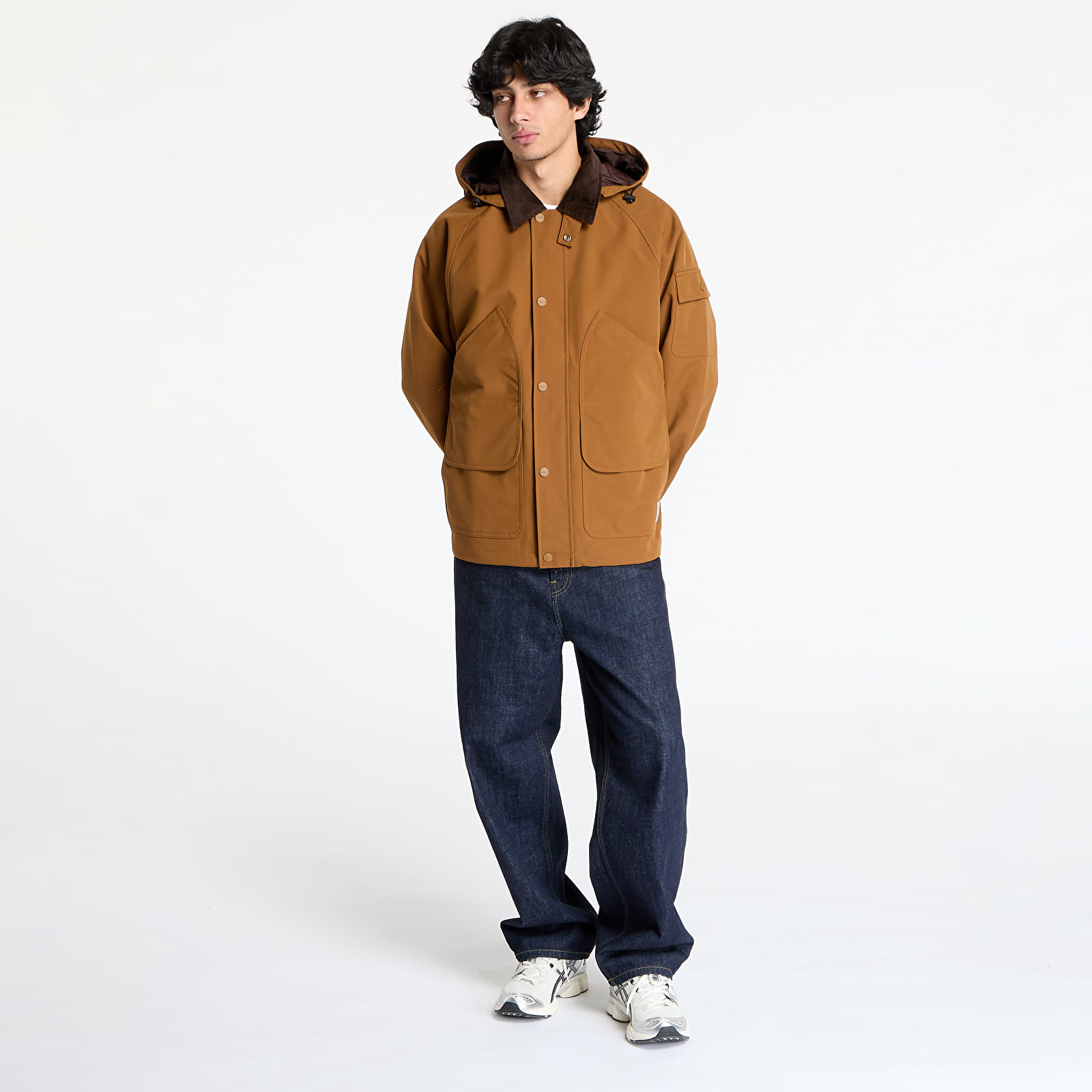 Pánské bundy Carhartt WIP Clarton Jacket UNISEX Hamilton Brown/ Tobacco