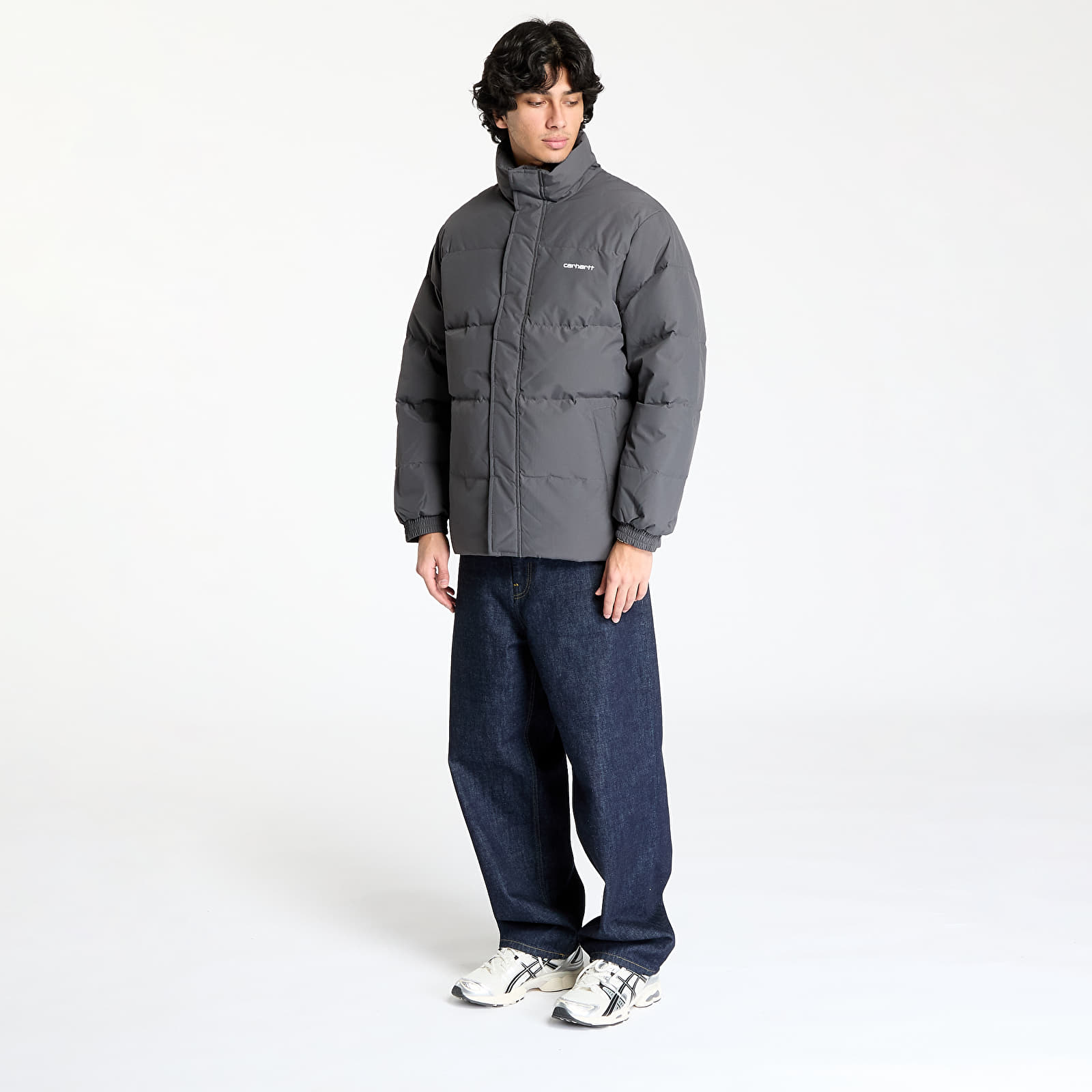 Jacken Carhartt WIP Danville Jacket UNISEX Graphite/ White