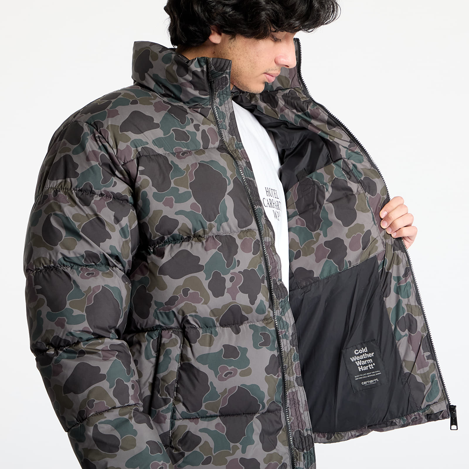 Puffer jackets Carhartt WIP Springfield Jacket UNISEX Camo Duck/ Grey/ Hamilton Brown