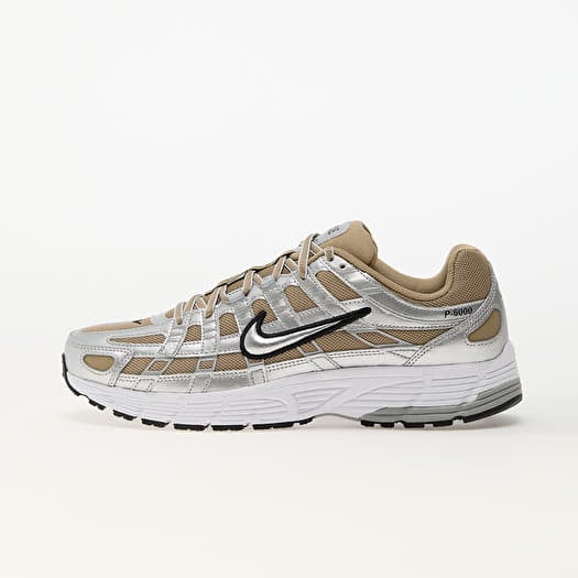 Nike P-6000 Khaki/ Metallic Silver-Mtlc Platinum
