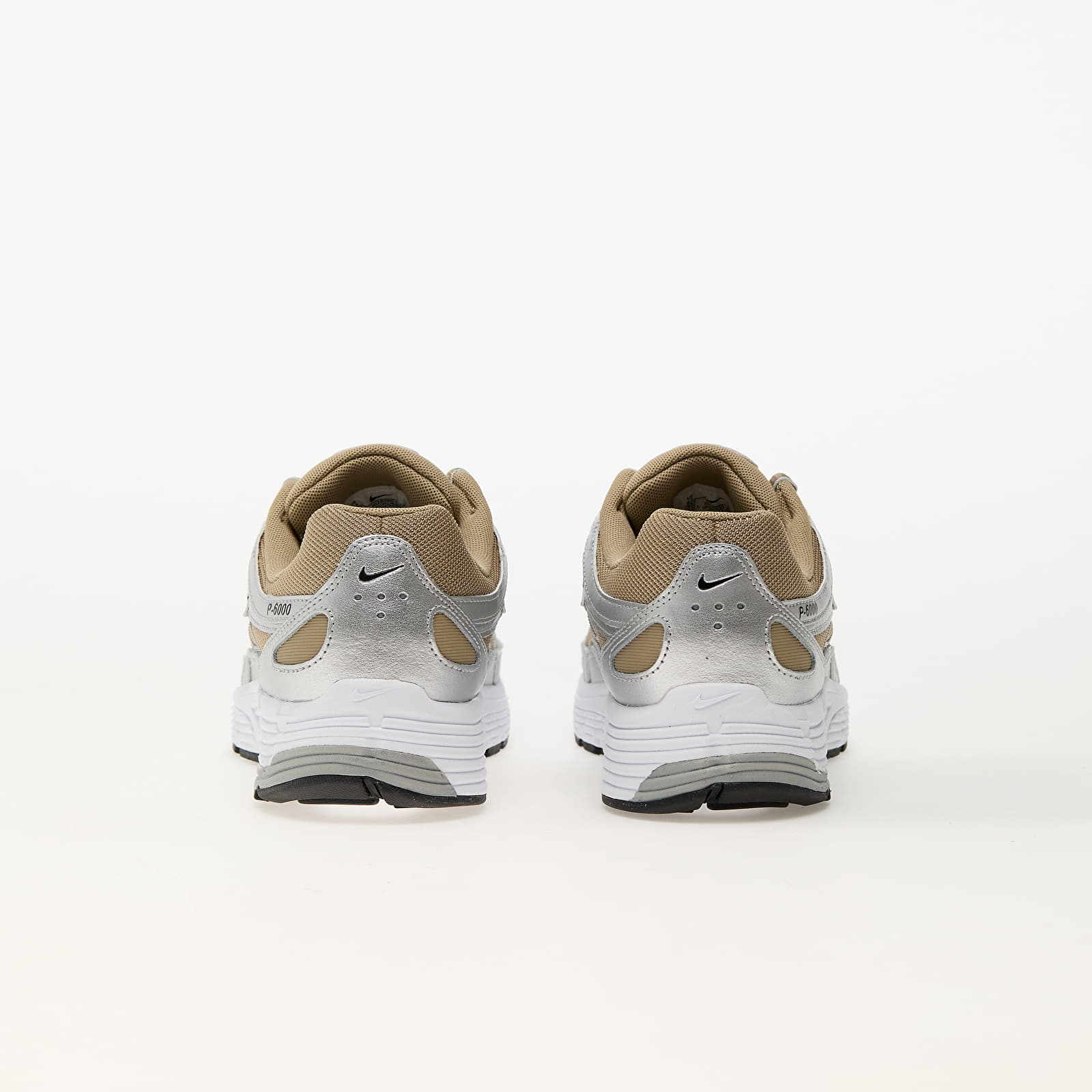Pánské tenisky a boty Nike P-6000 Khaki/ Metallic Silver-Mtlc Platinum