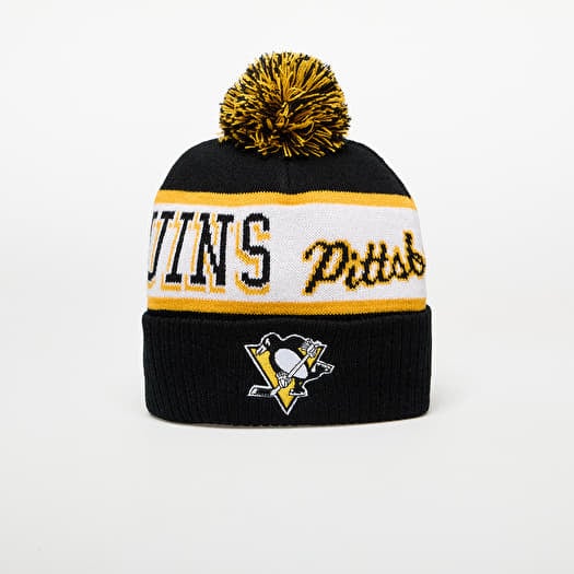 Mitchell & Ness NHL Block Sweep Pom Knit Pittsburgh Penguins Black