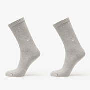 Nike Everyday Cushioned Crew Socks 2-Pack Dark Grey Heather/ White