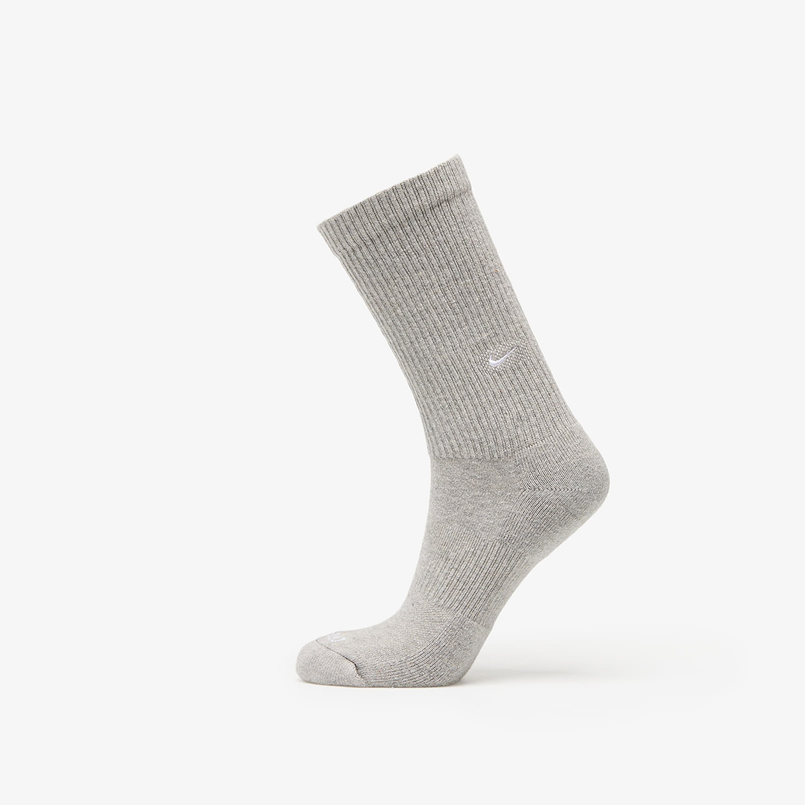 Zeķes Nike Everyday Cushioned Crew Socks 2-Pack Dark Grey Heather/ White
