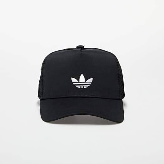 adidas Adicolor Classic Curved Foam Trucker Cap Black